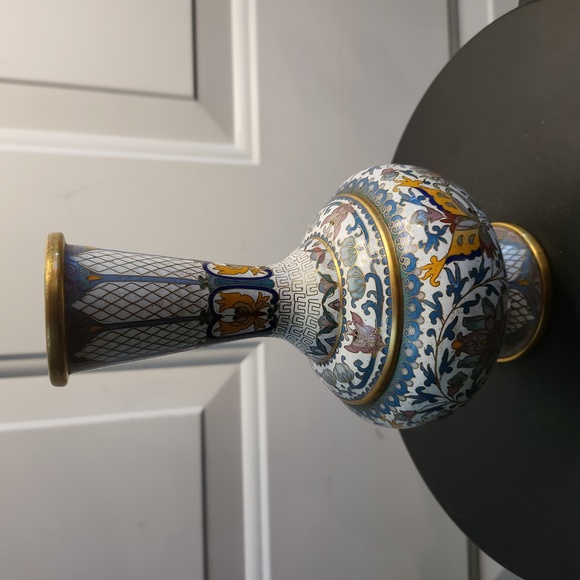 Other - Vintage Fine Asain Persian Cloisonné Ornate Vase 7 1/4"